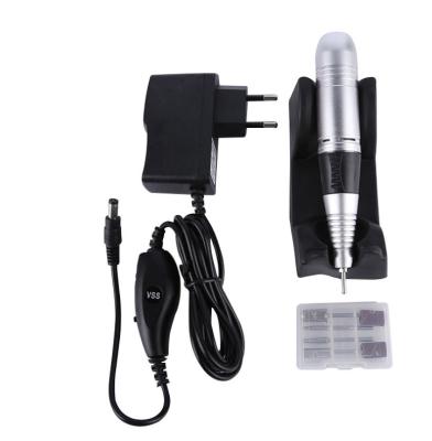 China Professional Portable 25000 RPM Rechargeable Electric Nail Drill Machine Manicure Pedicure Polish Form Portable Electric Nail Drill For Acrylic for sale