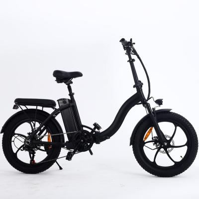 China Electric Bicycle 48V 350W 20inch 10Ah Lithium Battery 7 Speed ​​Fork Suspension Aluminum Alloy Folding Ebike for sale