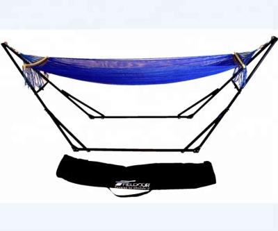 China Hot Selling Furniture Outdoor Folding Hammock Hammock With Steel Stand for sale