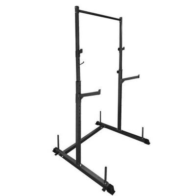 China Adjustable Iron Barbell Rack Squat Rack Dipping Station Exercise Power Rack Gym Equipment Weight Press Bench Squat Rack for sale