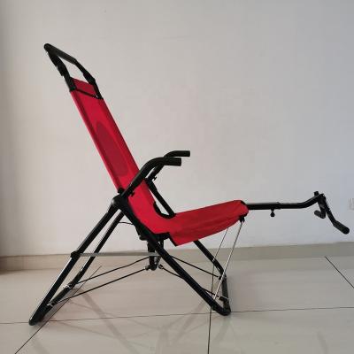 China Hot Selling Steel/Polyester Workout Abdominal Chair Folding Total Total Flex Core Trainer As Core Tornado Chair On TV for sale