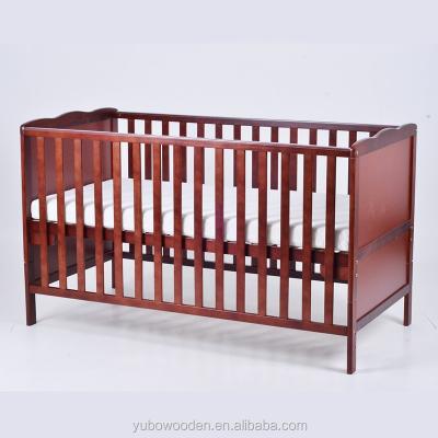 China wholesale hotsale durable baby lazada sleigh bed baby crib luxury wooden toddler bed infant for sale