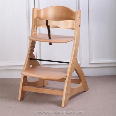 China BOARD hotsale high quality European restaurant wooden baby umpire chair merchant for sale