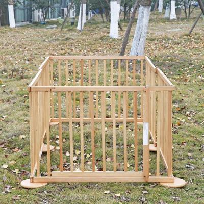 China Hotsale Easily Assembled Wooden Child Safety Playpen With Door Wholesale for sale