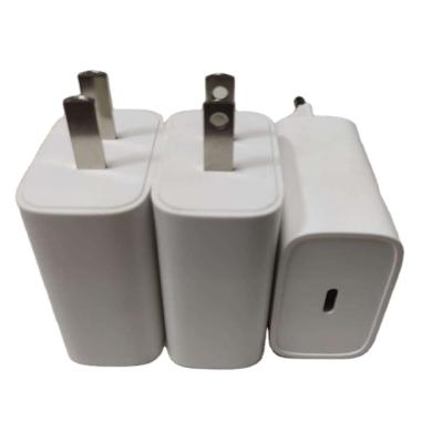 China Free Shipping Mobile Phone Types To USB-C Quick Charger 25W Cube PD Wall Power Adapter USB-C Date Charging Cable For iPhone 13 Pro Phone Charger for sale