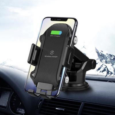 China Retail wireless charger for car 15w wireless car charger holder for iphone car phone wireless charger for sale