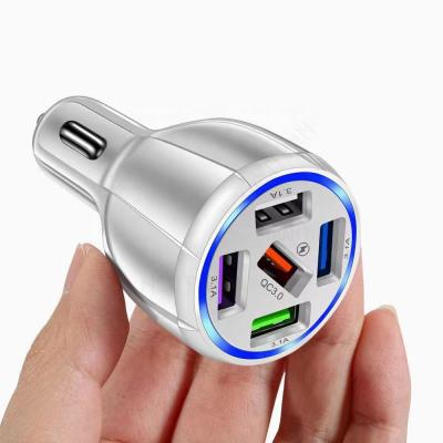 China Retail QC 3.0 Car 36W/15A Quick Left Charger Adapter Portable USB Car Charger for sale