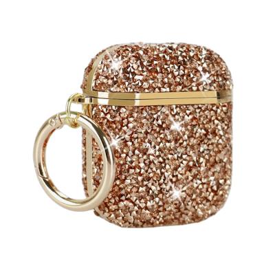 China Shockproof For Airpods Pro Case 2020 Luxury Diamond Bling Bling Cover Case For Airpods Airpods Case for sale