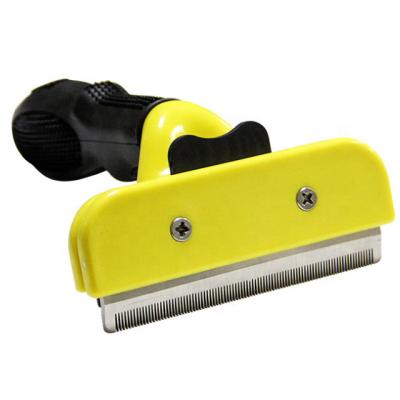 China Viable Dog Cat Hair Removal Brush Comb Pet Grooming Tools Hair Shedding Trimmer Comb for Dogs Cats for sale