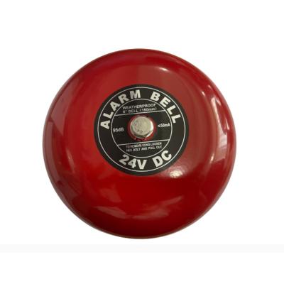 China Conventional AC220V Electric 24VDC Bell School Company Fire Alarm Cut-off Fire Alarm Bell for sale