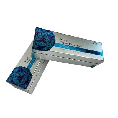 China Bio-degradable Minimum order cosmetic packaging box silver card multi-layer hard box cover gift box for sale