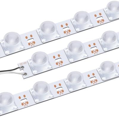 China LANDSCAPE Double Side Light Box Led Strip Light Bar SMD3030 Backlit 2838 Led Lattice Diffuse Led Light Strip for sale