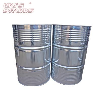 China Other Durable Using Low Price 200L Tight Head Galvanized Stainless Steel Chemical Barrel for sale