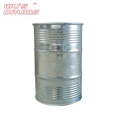 China Gasoline Stainless Steel 55 Gallon 210l Powder Drums Galvanized for sale