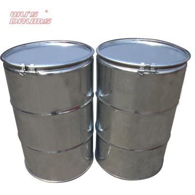 China Paint Hot Selling Made In China Galvanized Iron Empty Open Top Metal Drum for sale