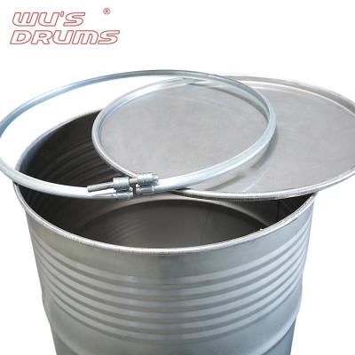 China Paint Industrial Water Tank 208L 210L Open Head 10mm Thickness Steel Galvanized Steel Oil Barrel for sale