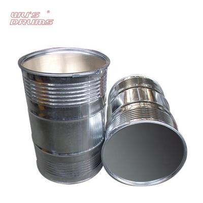 China Galvanized Steel Paint Manufacturer Custom Open Top Barrel Drum Container for sale