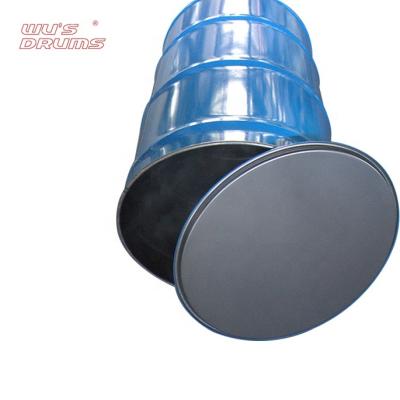 China Blue Gasoline Big Sizes Oil China Hot Sale Steel Barrel Drums With Lids for sale