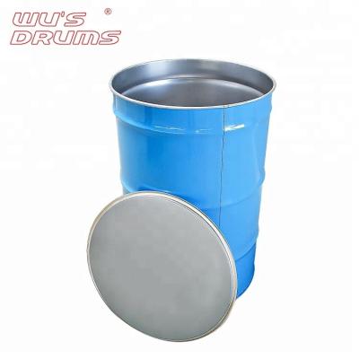 China Oil Storage Chemical Use 200 Liter Professional Metal Container Paint Barrel Drum Set For Oil for sale