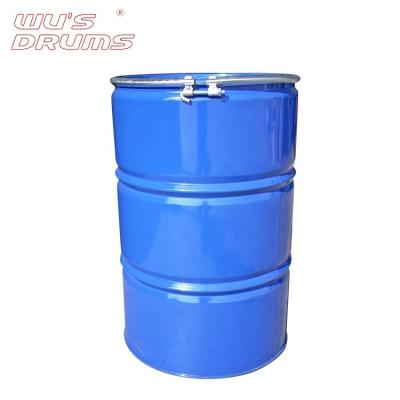 China Open Used Gasoline 200liter Stainless Paint 55 Gallon Steel Drum for sale