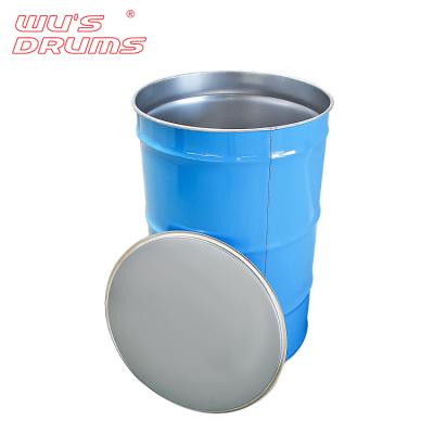 China Gasoline Customized Approved Large Empty Metal Stainless Steel Oil Can 210 Liter for sale