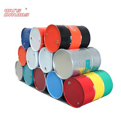 China Wholesale New Painting Clamped Head Printing Gasoline Silk Screen Empty Metal Drum 208L for sale