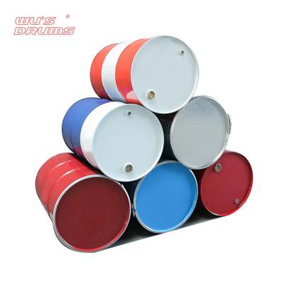 China Gasoline Tight Head Stainless Paint 200 Liter 55 Gallon Drum Steel Drum for sale