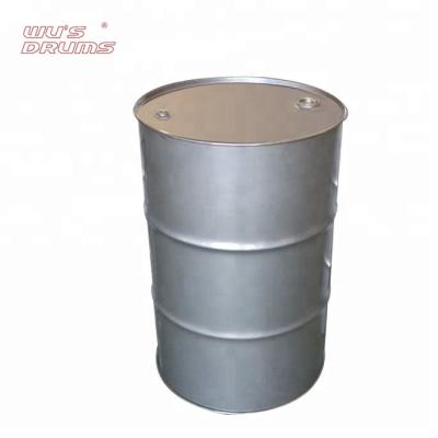 China Universal Gasoline 200L Water Barrel Stainless Steel Metal Barrel for sale