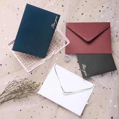 China Custom Gift Envelope Logo Design Printing Paper Envelope for sale