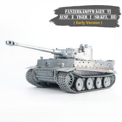 China Full Set RC Model 1/16 Tiger 2.4G RC Tank Early Version Metal Edition R/C German Tank Toy Smoke+Sound+Battle for sale