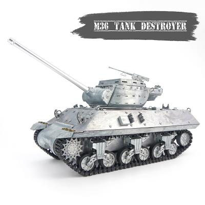 China Toy Electric Diecast Powered 1/16 Scale Metal RC Tank M36 Jackson Tank Destroyer PE Infrared Shooting Customized Function for sale