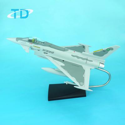 China EF-2000 Model Saudi Arabian Passenger Airplane Artificial Model 31cm Plane Resin Craft for sale