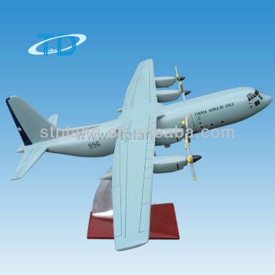 China Business Gift C130 Transportation Resin Model Aircraft for sale