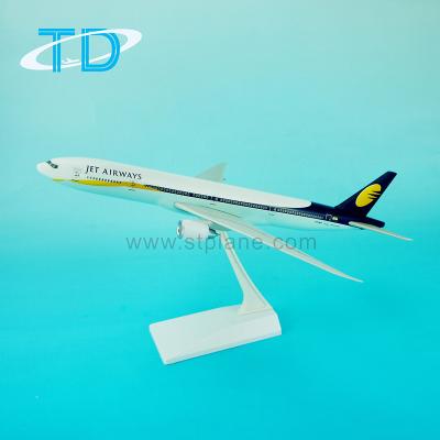 China ABS Plastic Jet Airways Boeing Aircraft Models of Asia B777-300ER for sale