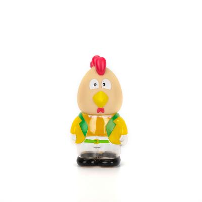 China Cute Candy Box Chicken Europe Cartoon Craft PVC Christmas Party Plastic Craft Ornaments Kids Props Toy Gift for sale