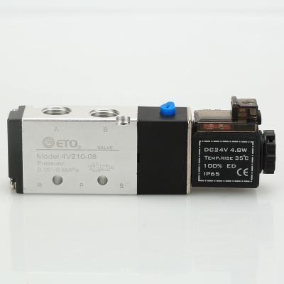 China General China Manufacturer High Quality Pneumatic Valve Solenoid Pneumatic control valve  4V210-08 C24V/AC220V for sale