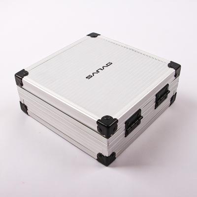 China Fashionable High Quality Running Aluminum Carry Flight Briefcase Cases With Big Hard Logo for sale