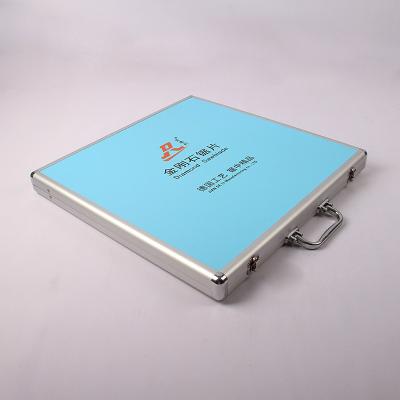 China Guangzhou Factory Fashionable Best Selling Hand Made Lining Customize Logo Printing Aluminum Cases Hard Shell Box For Diamond Saw Blade for sale