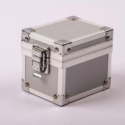 China China Factory Small Case Fashionable Silver Aluminum Travel Case Carrying Case Box Suitcase For Carpenter Drill for sale