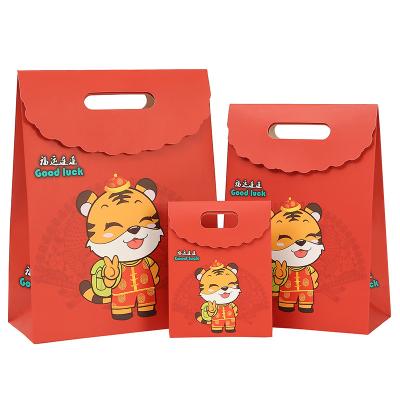 China China Wholesale Recyclable Promotional Custom Printed Paper Gift Bag for sale