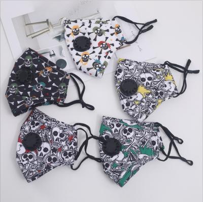 China Daily Life Protective China Manufactures Earloop Cotton With Valve Respirator Cycling Mask for sale