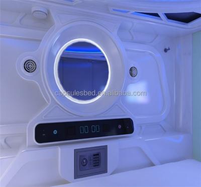 China 2015 Wholesale Hotel Bed Capsule Double Bed Sleep Pod , TV Cube Bed Sleep Bed for sale