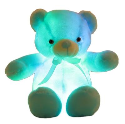 China Gift Fashion Wholesale Cute Soft Plush Cartoon Teddy Bear Soft Toys Led Teddy Bear 30cm Led Plush Teddy Bears for sale