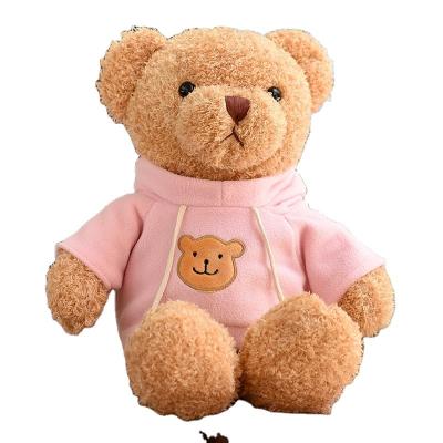 China OEM Lovely Soft Plush Toy Custom Cartoon Creative Animal Mouse Soft Toy Stuffed Toy Clothing Pink Teddy Bear for sale