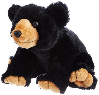 China Popular Creative Gift Hot Selling Black Bear Large Sitting Plush Toy Stuffed Bear Animals for sale