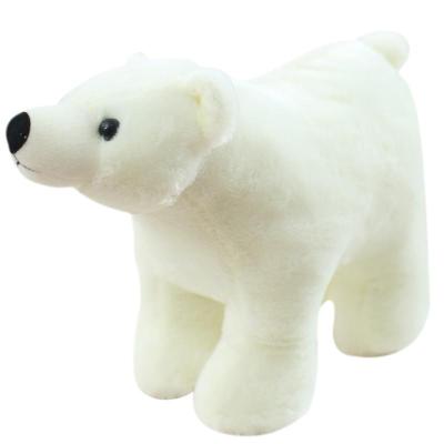 China Wholesale Cute Soft Gift Fashion Popular Creative Plush Stuffed Mini Polar Bear Mascot Toy For Christmas Gift for sale