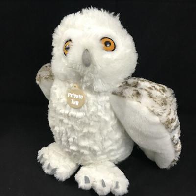 China Custom White Super Soft Plush Stuffed Animals Doll Large Plush Brown Snowy Owl for sale