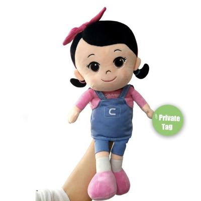 China Soft Toy Custom Cartoon Characters Old Man Grandma Princess Girl Stuffed Soft Plush Toys Hand Puppet Dolls for sale