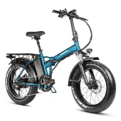 China US Running Fat Tire Aluminum Alloy Electric Folding Bicycle 48V 500W Ebike For Adult for sale