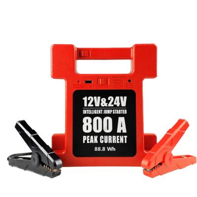 China 12 volt truck 24 volt battery jump starter 24000mah power bank 240x210x58mm for sale